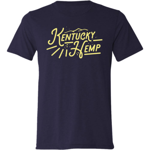 Navy Kentucky Hemp t-shirt - back