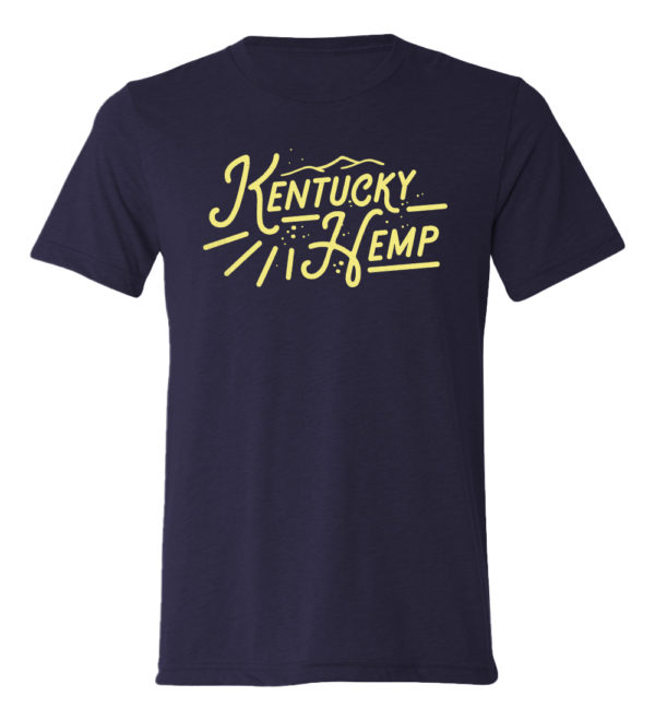 Navy Kentucky Hemp t-shirt - back